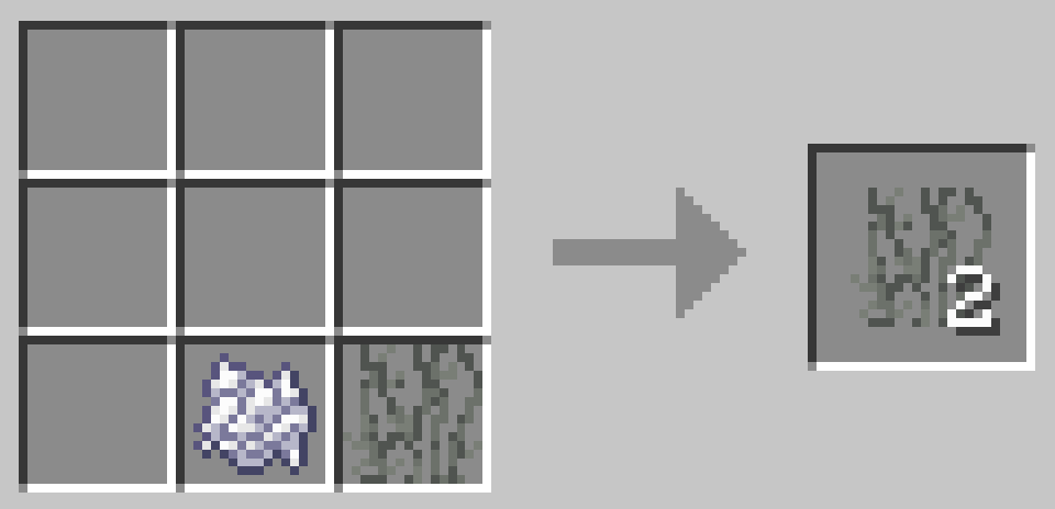 Herstellung des blassen Hängemoos